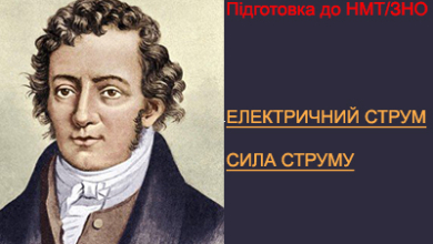 Підготовка до НМТ/ЗНО з фізики. Тема: "Електричні явища. Електричний струм".