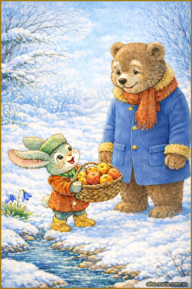 Казки про весну для дітей читати онлайн. Марія Пономаренко "Подарунок".