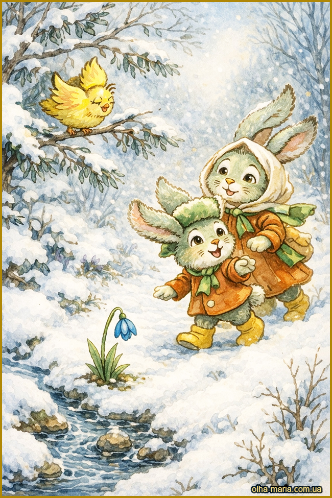 Казки про весну для дошкільнят. Марія Пономаренко "Подарунок".