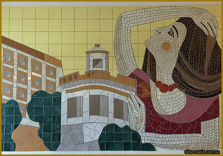 Мозаїка із плитки "Марічка"