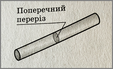 Фізика. Що таке поперечний переріз?