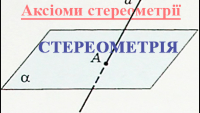 Стереометрія. Підготовка до ЗНО/НМТ