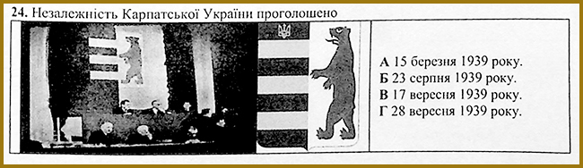 Українські землі у складі Чехословаччини _ Тест з історії № 24. Тести ЗНО