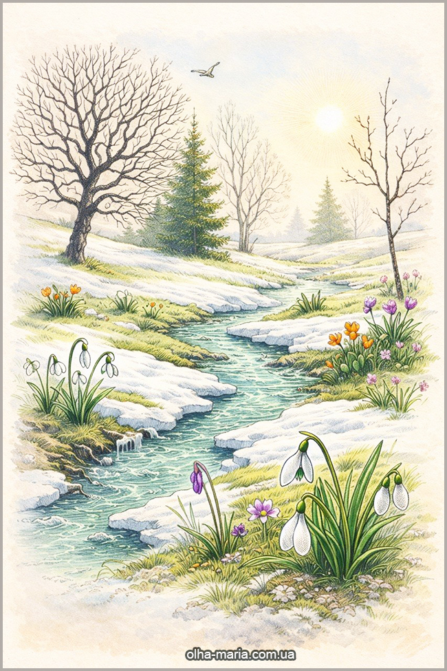 Вірші про березень Весняні картинки. Весна. Пори року